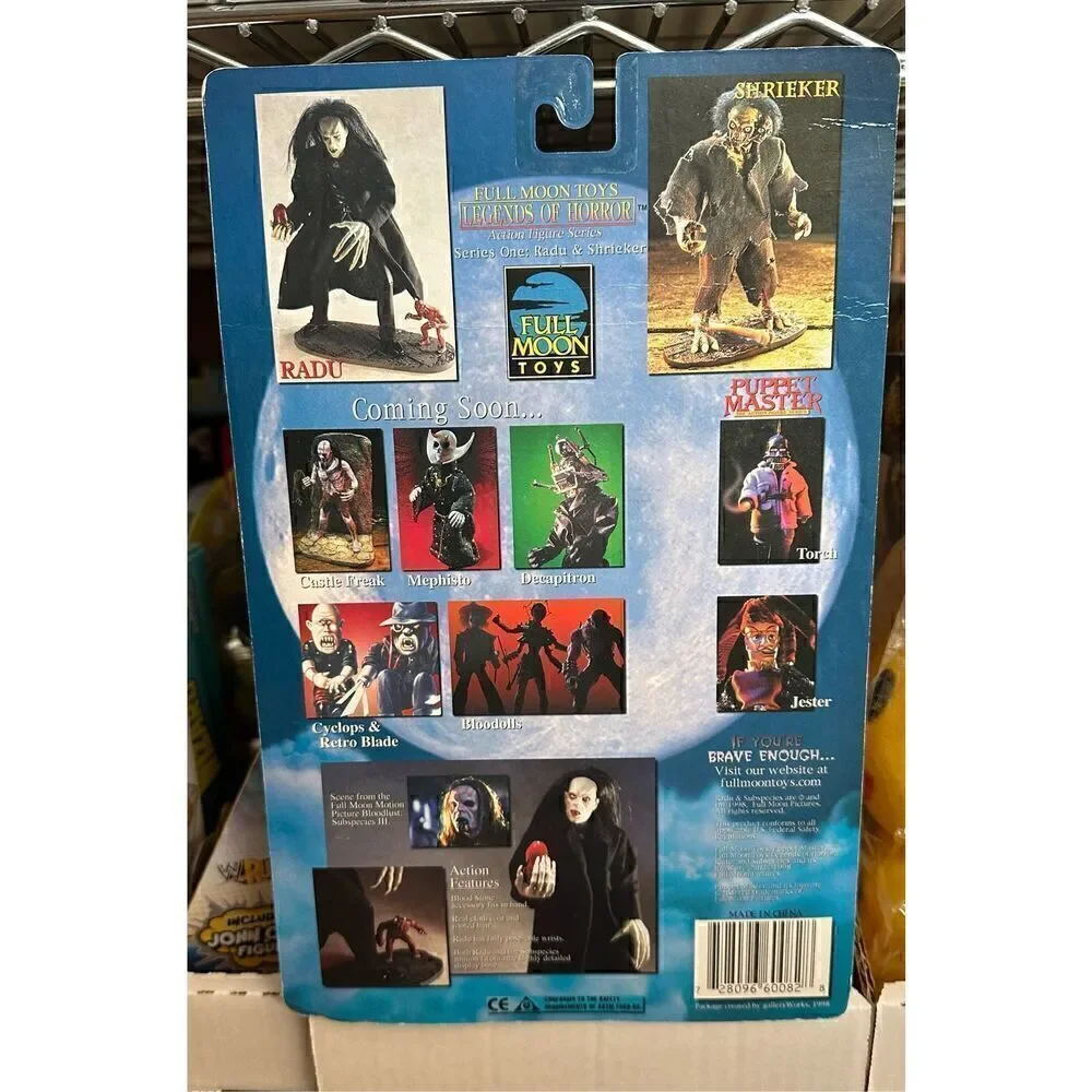 Radu Action Figure New Full Moon Toys Subspecies Horror Vampire 1998 NEW Sealed